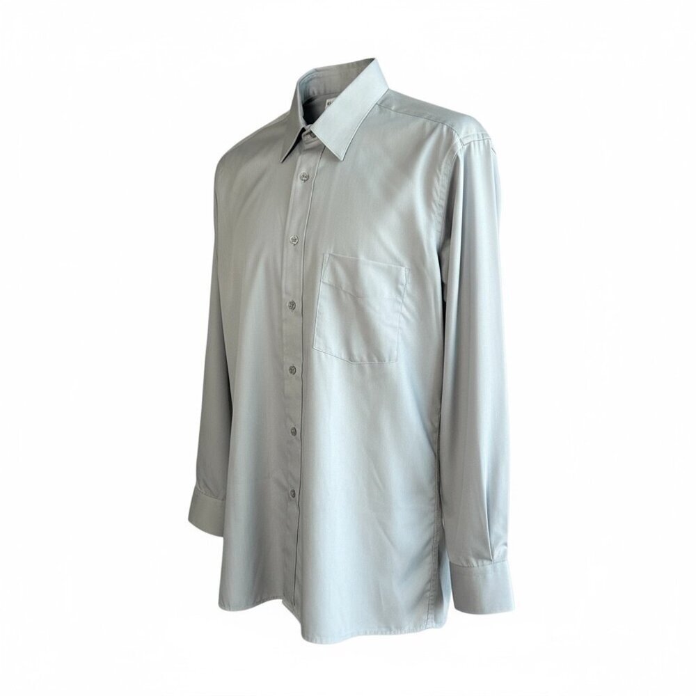 Academy Awards Clothing Vintage 90s Gray Dress Shirt Size 16 32-33